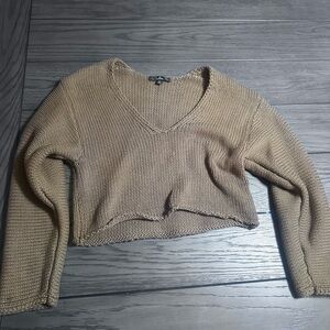 Lulu's Brown Knit Sweater - size small